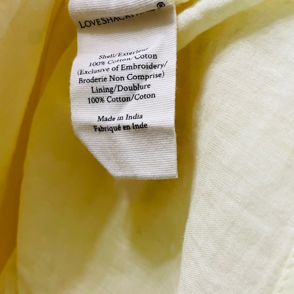 LoveShackFancy Bea Dress in Mellow Yellow - Picture 7 of 8